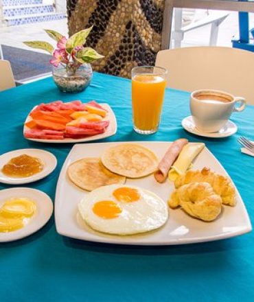 Desayuno de la casa de Cortesía